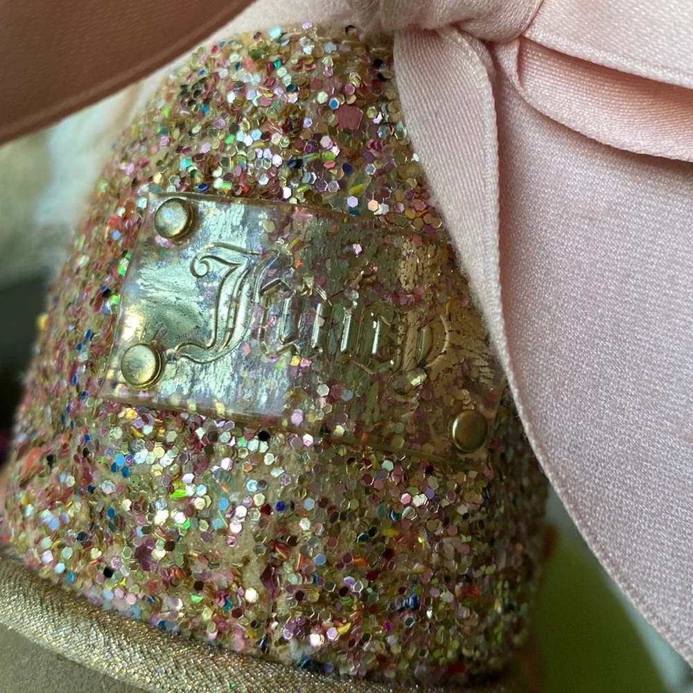 Juicy Couture pretty little girls pink boots size 3
